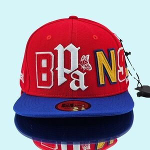 Brand About Nothing Hat Cap Red Royal Blue Philadelphia Exhibit A Wool Blend